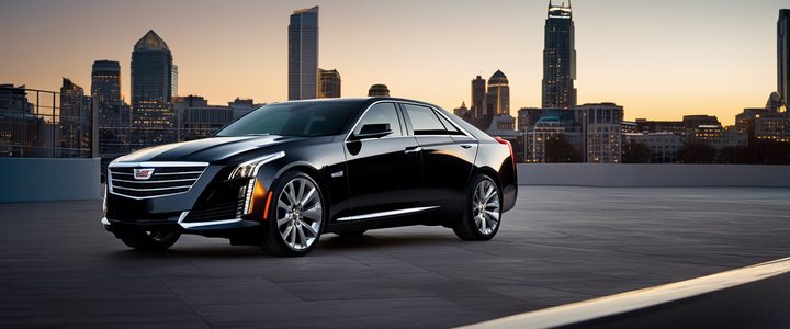 2025 Cadillac Optiq on display at auto show.