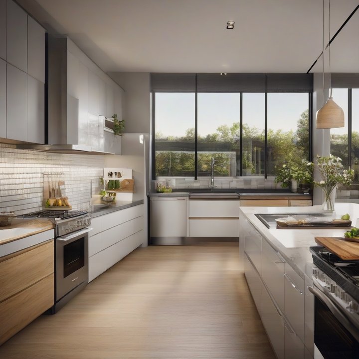 Dash kitchen appliances lined up on a counter for testing and review.