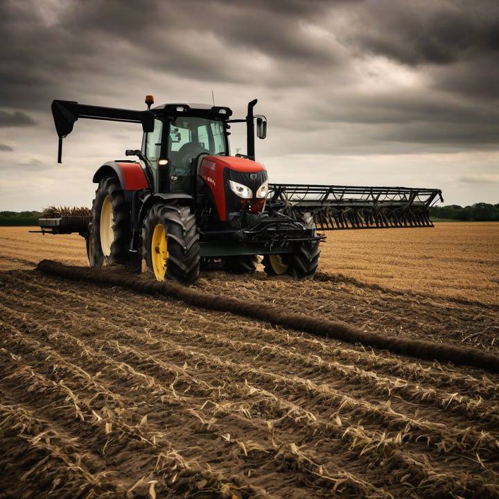 Farmers harvesting crops in a crowded, lush field overseas.
