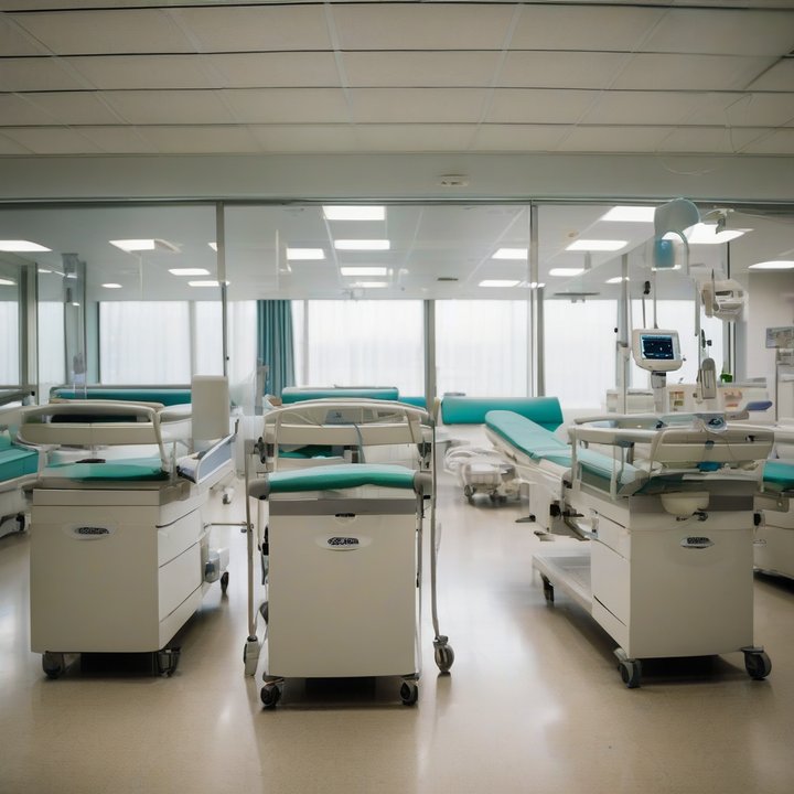 Microsoft's AI system analyzing medical scans on a computer screen.