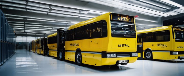 Mistral representatives unveiling AI reasoning models at a press conference.