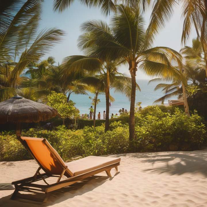 Person holding a tablet with AI-generated vacation itinerary on screen.