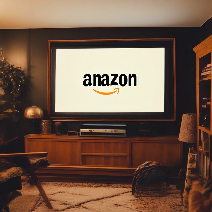 Person holding tablet with Amazon Prime movie options displayed