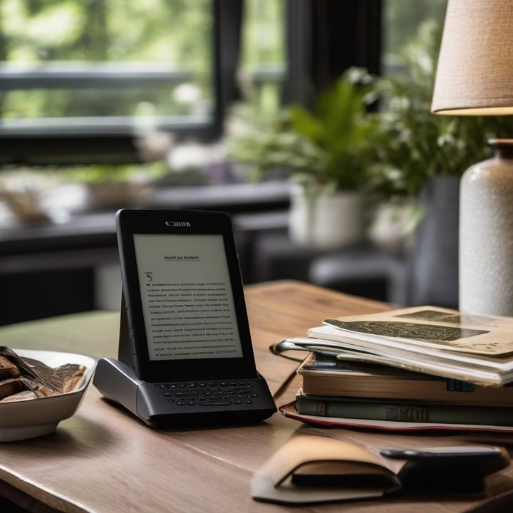 Amazon Kindle and Echo devices on display for Prime Day sales.