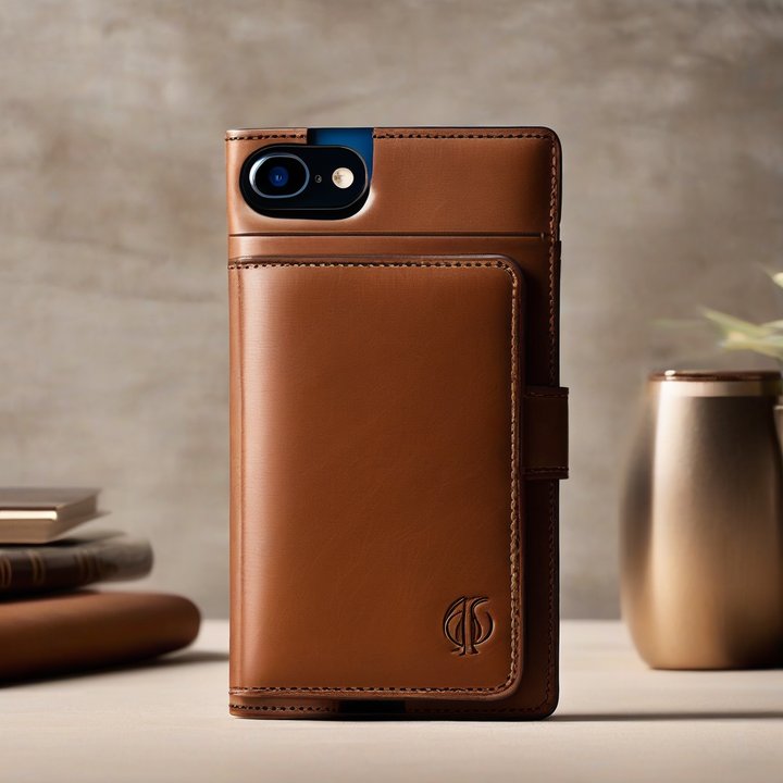 MagSafe wallets attached to iPhones for testing and review purposes.