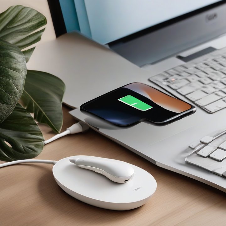 MagSafe wireless chargers and power banks on display.