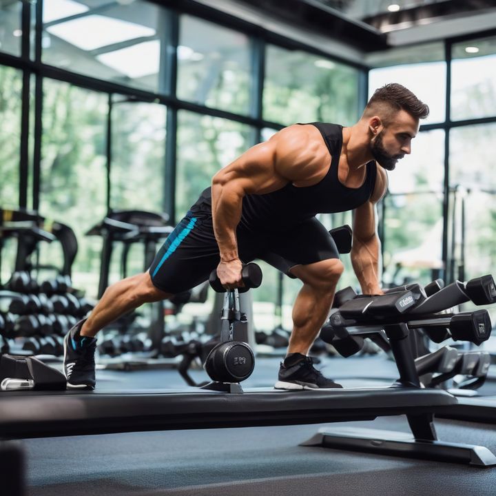 Person holding a Therabody device with a discount promo code on screen.