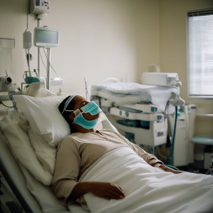 Person with hyperflexible joints demonstrating sleep apnea research pose.