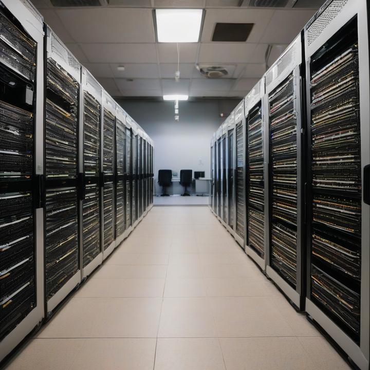 Person working on computer with complex algorithm codes displayed.