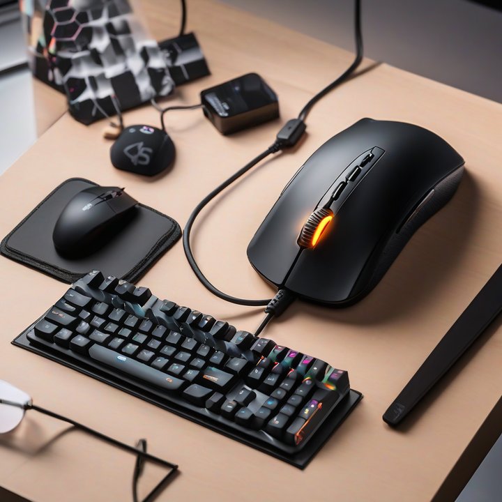 SteelSeries Rival 3 Gen 2 gaming mouse on a desk.