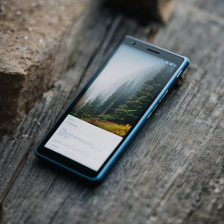 Fairphone Gen 6 smartphone displayed on a table for review.