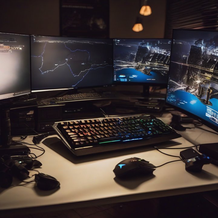 Gamer using computer with cheat codes on screen.