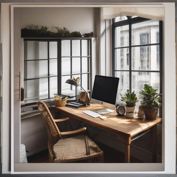 Person using iPad as laptop replacement on desk.