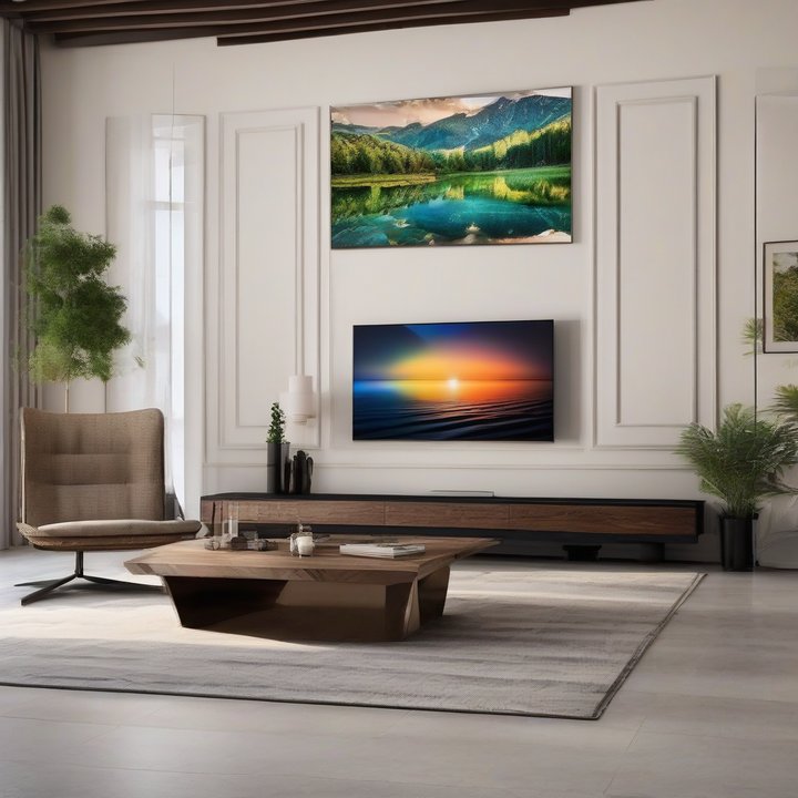 Samsung's 115-inch Micro RGB TV on display at a tech event.