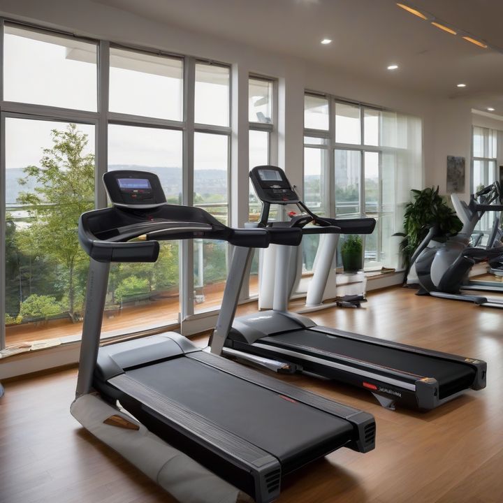 Walking pads from Urevo, WalkingPad, and Sperax on display for testing comparison.