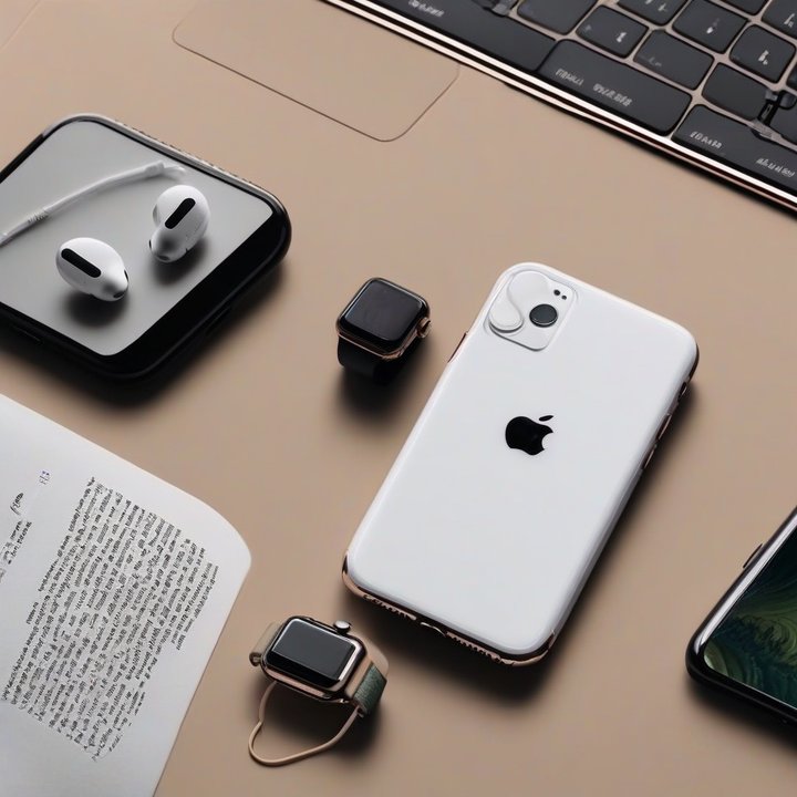 Tim Cook presenting new iPhone models on stage at Apple event.